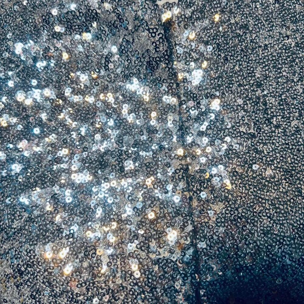 Women's Silver Sequins Cardigan NWT Size L - Picture 6 of 6